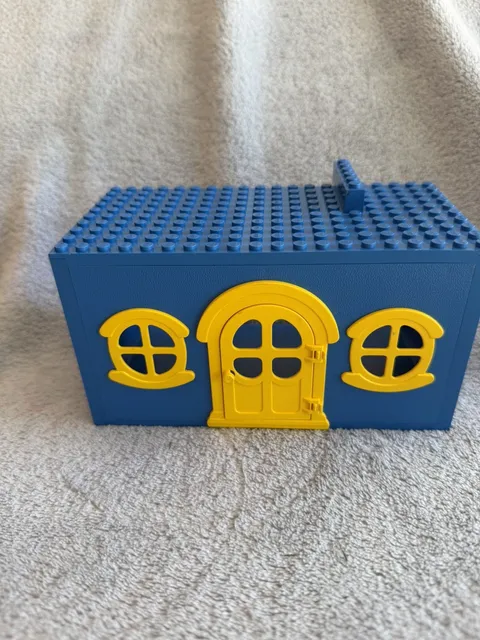 Lego FABULAND blue Building Vintage Shed Rare