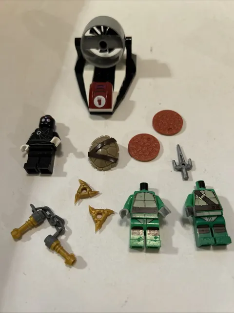 LEGO Minifigure Lot TMNT Teenage Mutant Ninja Turtle Figures & Parts - Authentic