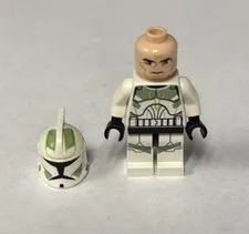 Lego Star Wars Clone Trooper Horn Company Sand Green Minifigure sw0298