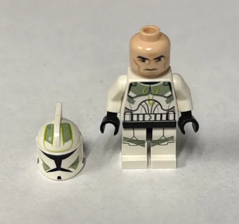 Lego Star Wars Clone Trooper Horn Company Sand Green Minifigure sw0298