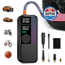 Weoluli Tire Inflator Portable Air Compressor 150 Psi Cordless Air Pump Dual