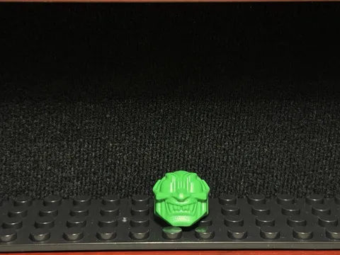 LEGO Green Minifigure Headgear Helmet/Mask Plastic Piece - 1 Piece