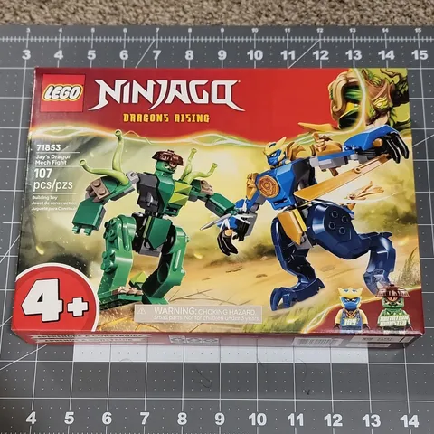 LEGO NINJAGO Dragons Rising Jay's Dragon Mech Fight 71853, 107pcs Jay Tox NEW