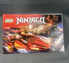 Lego Set 70638 NINJAGO Masters of Spinjitzu Instruction Booklet Manual ONLY 2018