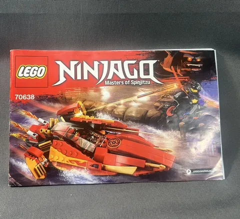 Lego Set 70638 NINJAGO Masters of Spinjitzu Instruction Booklet Manual ONLY 2018