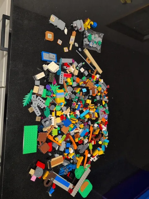 Assorted Lego Lot Mario Interactive Marvel And City Jungle Parts Etc Etc