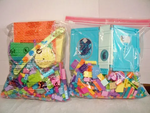 Colorful + Pastel Mixed Lego Assortment Lot Over 3 Pounds Assorted