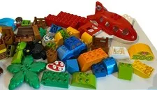 LEGO Duplo Bulk Lot Special Pieces Parts People Tree Top Hammock Cars Steak Etc.