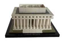 LEGO ARCHITECTURE Lincoln Memorial 21022 COMPLETE WITH MANUAL AND BOX