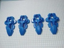 4 Bionicle Lego 44138 in Pearl Blue Rahkshi Foot Feet Genuine Lego WYSIWYG 4 pc