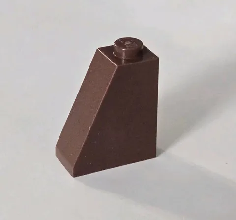 LEGO Parts - Reddish Brown Slope 65 2 x 1 x 2 - No 60481