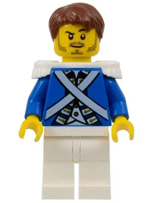 LEGO® Minifigure Pirates pi151 Bluecoat Sergeant 2 Stubble