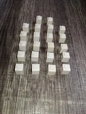 22 pieces White Genuine Lego 1 x 1 Bricks Part 3005 WYSIWYG IRL u get 22 pieces