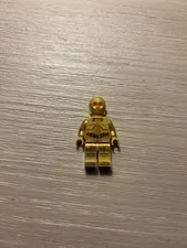 C-3PO Lego MInifigure with printed arms and colorful wires