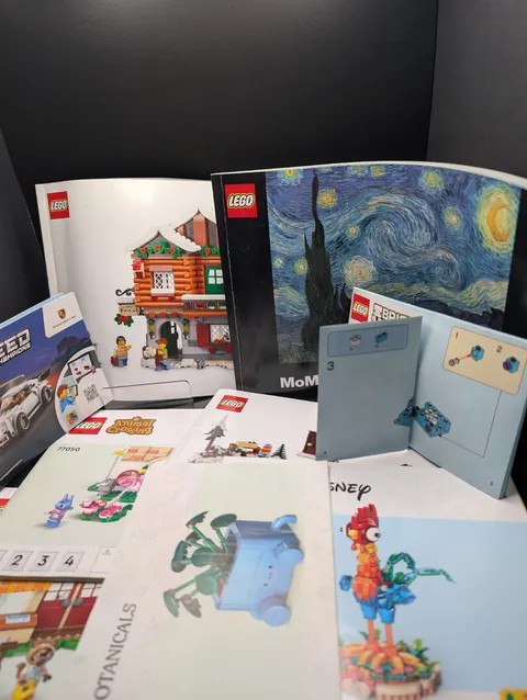 Lego Building instructions - Model Instructions Manual Lot Of 9 Books Disney