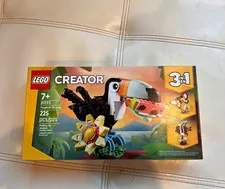 LEGO Creator 3-in-1 Tropical Toucan 31173 Complete Set 225 pcs Ages 7+