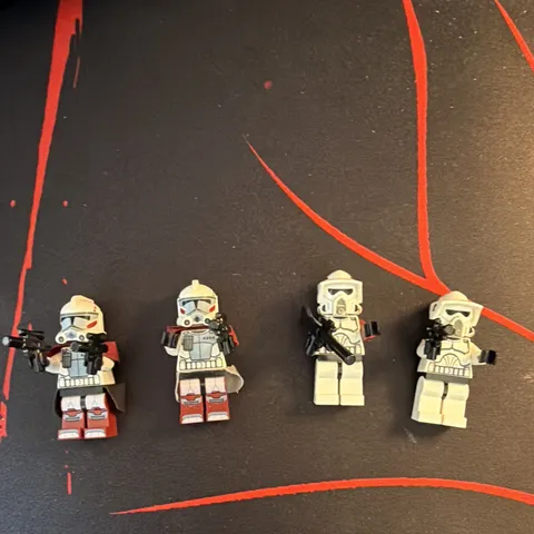 LEGO Star Wars Clone ARC & ARF Trooper Minifigures Lot of 4