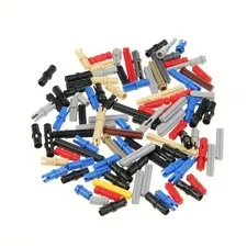 100 LEGO Technic small parts approx. 30 g pin mix colorful mixed e.g.: 3749 32062