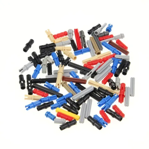 100 LEGO Technic small parts approx. 30 g pin mix colorful mixed e.g.: 3749 32062