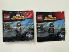 2x LEGO Winter Soldier Minifigure - 5002943 MARVEL Avengers (Bucky Barnes) | NEW