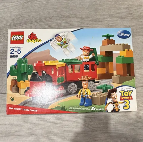 LEGO DUPLO Toy Story 3 The Great Train Chase 5659 39pc Box Set Ages 2-5