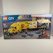 NEW! UNOPENED!  LEGO CITY: Yellow Delivery Truck, Forklift (60440) Ages 8 & Up 