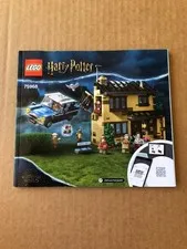 LEGO Harry Potter 75968 4 Privet Drive Manual - Manual Only / No LEGO Set
