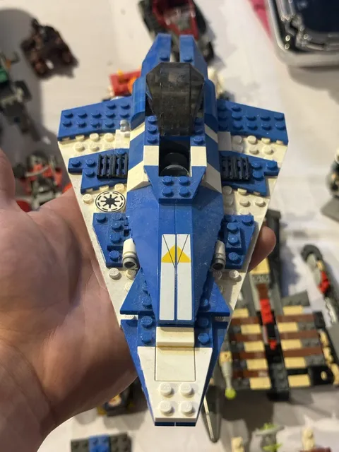 LEGO Star Wars Plo Koon Jedi Starfighter Build Partial