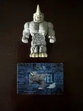 Alien Brick Mr. J Brick Rhino Custom Lego Minifigure Spider-Man Brand New