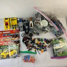 LEGO 5 Pounds Random Parts Pieces 19 mini figures Ninjago Spider-Man Pokemon