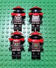 LEGO Stone Army Swordsman Minifigure Blue Face X4 Ninjago 70502 70504 70505