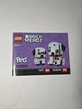 RETIRED LEGO Brickheadz Dalmatians (40479) SHIPS QUICK! INSTRUCTIONS ONLY