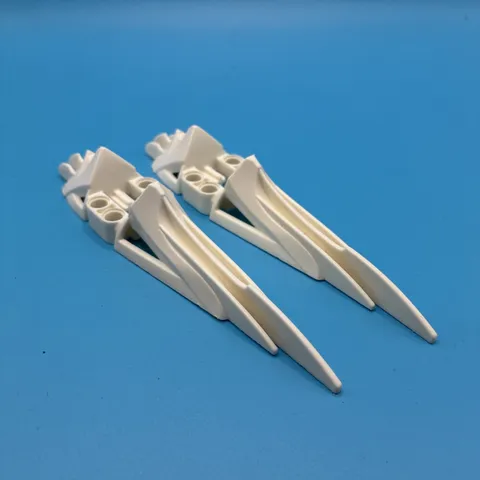 LEGO Bionicle Foot Barraki Pridak 57561 White Pair Lot of 2