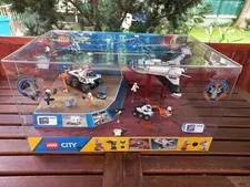 LEGO City space station NEW light up store display 60225, 60226