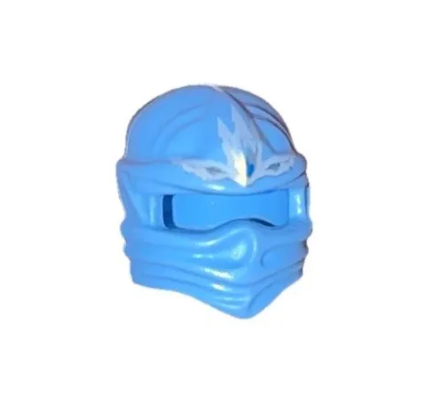 LEGO Brand New Zane NRG Mask Minifigure Headgear Helmet Piece - Plastic, 1 Piece