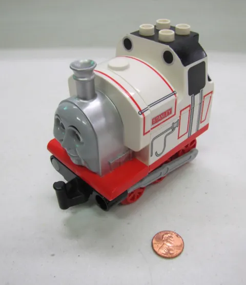 LEGO Duplo THOMAS & FRIENDS STANLEY ENGINE TRAIN 4 Pieces Vintage Complete #2
