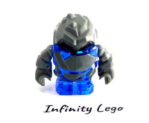 LEGO Glaciator Rock Monster Minifigure Trans-Dark Blue Power Miner (8707 8961)