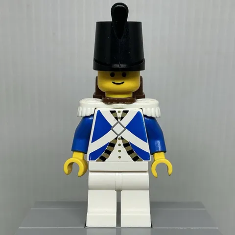 LEGO Pirates I pi061 Imperial Soldier Minifigure White Epaulettes
