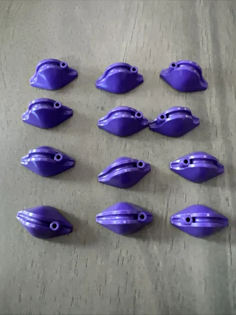LEGO 2528 Dark Purple Minifigure, Headgear Hat, Pirate Bicorne 12 Pieces