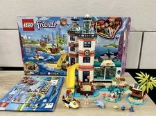 LEGO FRIENDS Lighthouse Rescue Center 41380 w/Box & Manual Missing 1 piece