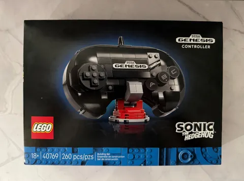 LEGO 40769 Sega Genesis Controller Sonic the Hedgehog GWP New/Sealed Box