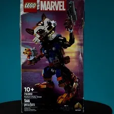 Lego Marvel 76282 Rocket And Baby Groot Building Set Guardians Of The Galaxy New