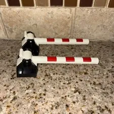 Lego Duplo Train Railway Road Crossing Bar Barrier W/ Base Specialty Blocks E31