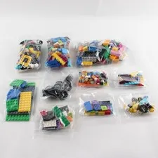 LEGO 100 Loose Pieces Bulk Lot Bricks Parts Minifig Parts Various Colors
