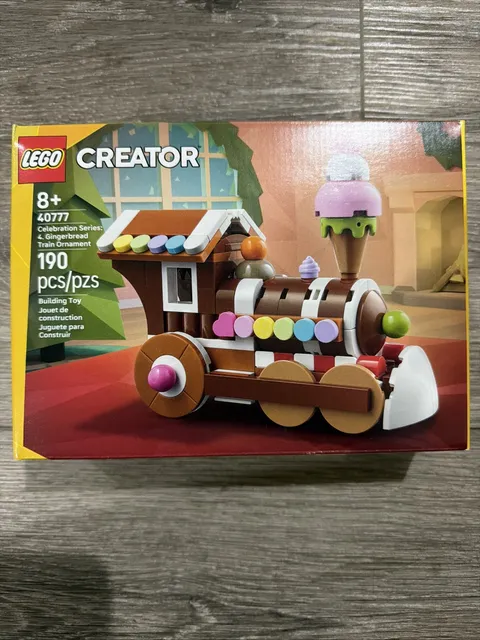 Lego Creator Celebration Series 4 Gingerbread Train Ornament New Box Sealed40777
