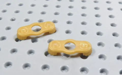 LEGO Lot of 2 Pearl Gold Epaulette Shoulder Pads Accessory Minifig AY