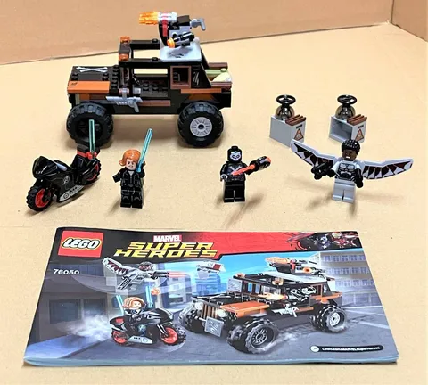 LEGO 76050 Super Heroes Crossbones Heist Set with Black Widow and Falcon