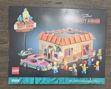 LEGO Icons 10352 Simpsons Krusty Burger Factory Sealed Collector Set 1635 pcs