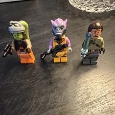 LEGO Star Wars Rebels Mini-figures Kanan, Zeb, and Hera. Excellent condition