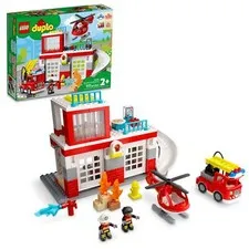 *LEGO DUPLO: Fire Station & Helicopter (#10970) Retired Building Set-Brand New!